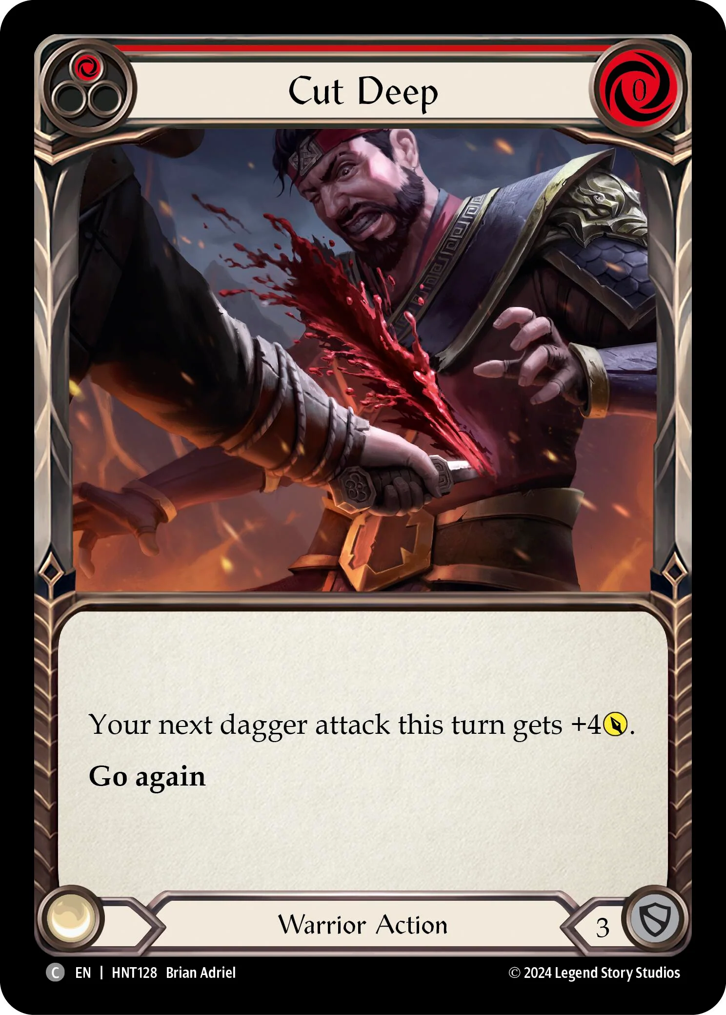 Cut Deep (Red) [HNT128] (The Hunted)  Rainbow Foil