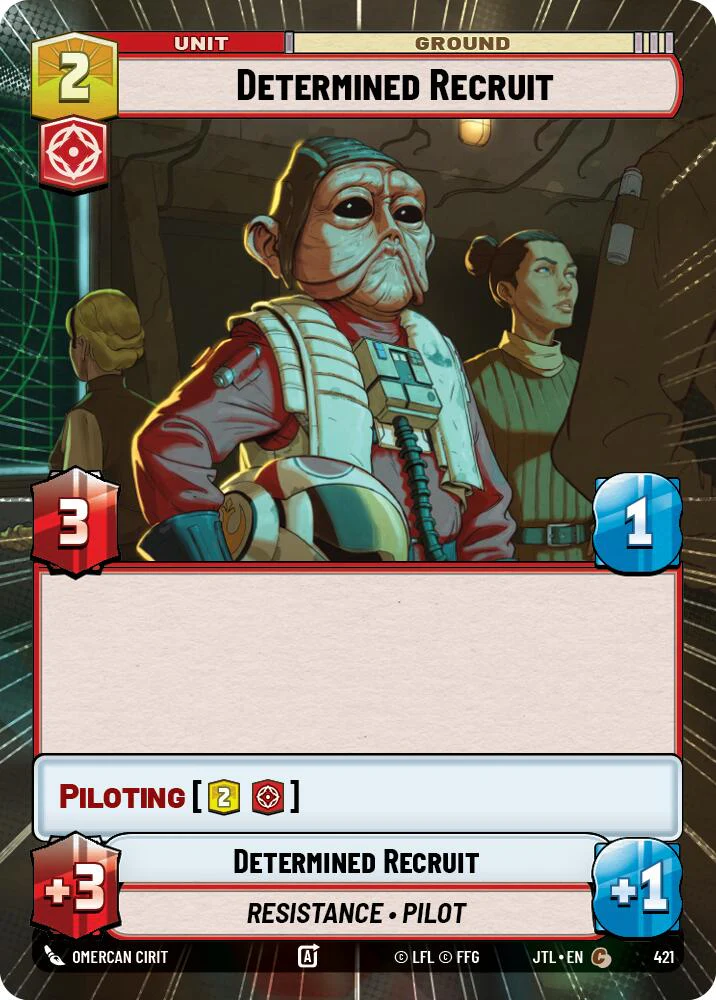 Determined Recruit (421) (Hyperspace) (421) [Jump to Lightspeed]