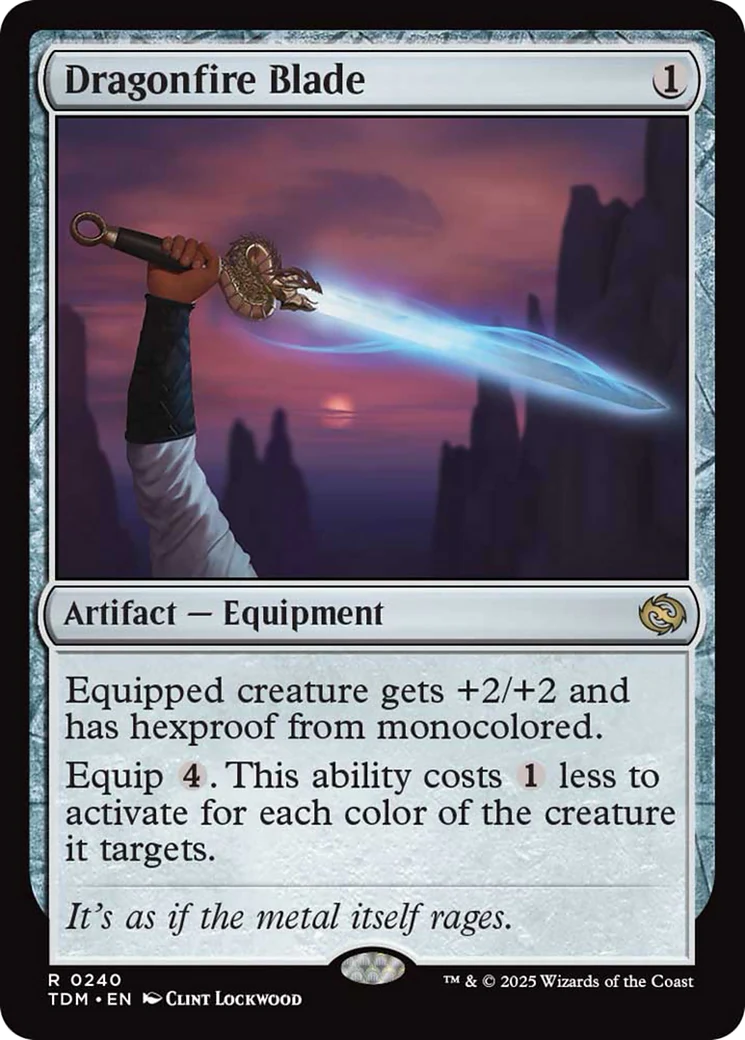 Dragonfire Blade [Tarkir: Dragonstorm]