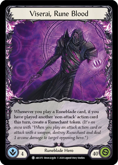 Kano // Viserai, Rune Blood [U-ARC114 // U-ARC075] (Arcane Rising Unlimited) - Image 2