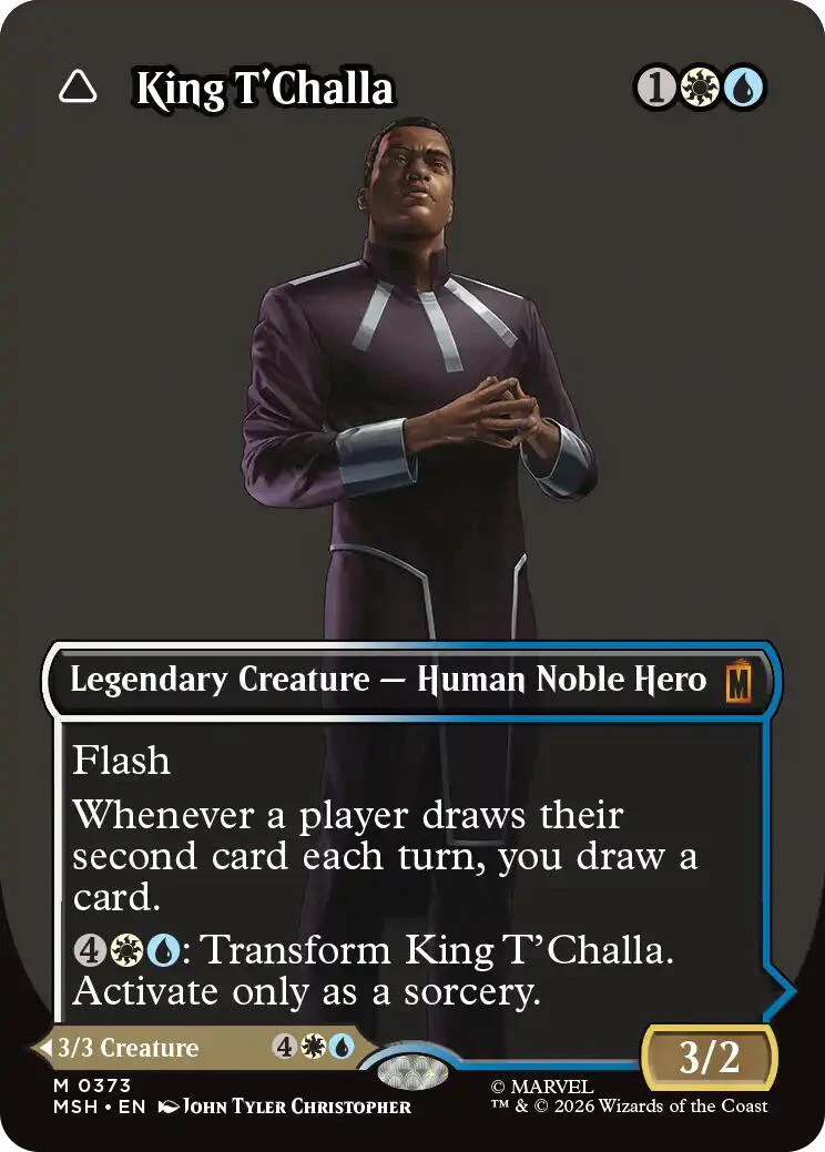 King T'Challa (Borderless) (0373) [Marvel Super Heroes]